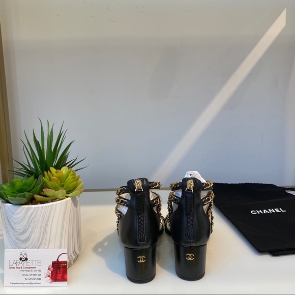 Authentic Chanel Sandals (New) - Picture 3 of 4